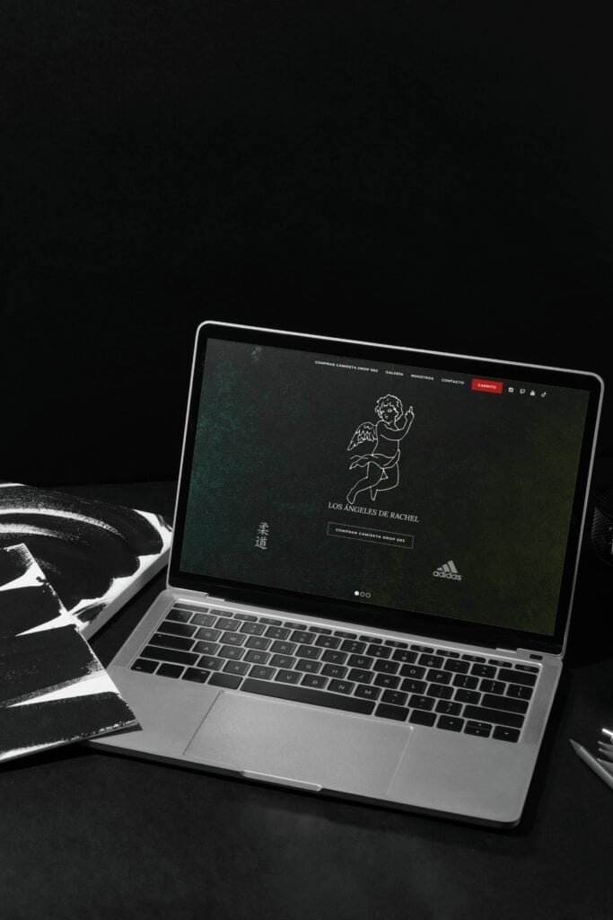 Mockup tienda online los angeles de rachel FineWebs