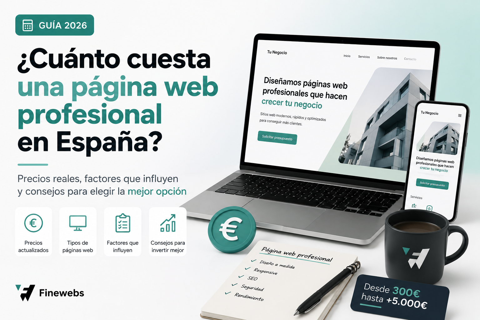Desarrollo web corporativa blog finewebs