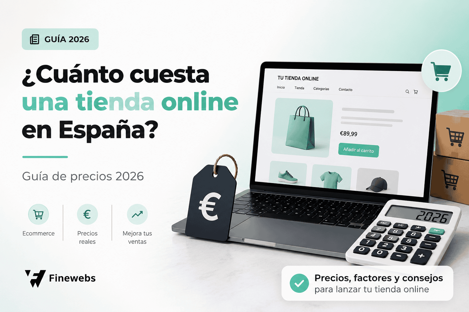 ¿Cuánto cuesta una tienda online en España? (Guía de precios 2026)