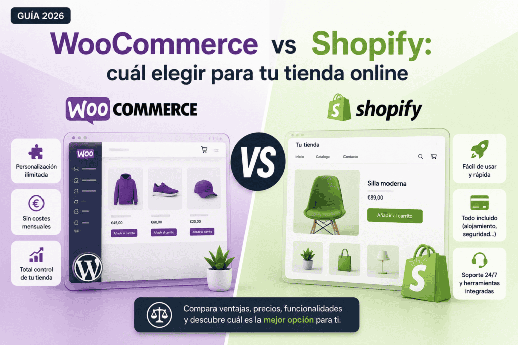 WooCommerce vs Shopify: cuál elegir para tu tienda online